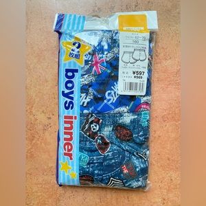 Junior boy's Underwear Waistband 62-70cm 4 Pack 2 white 2 multicolor New